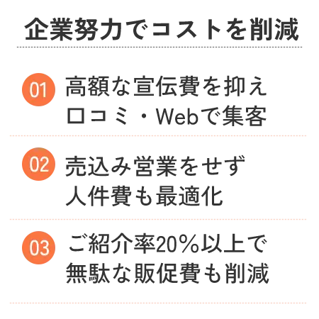 コスト削減